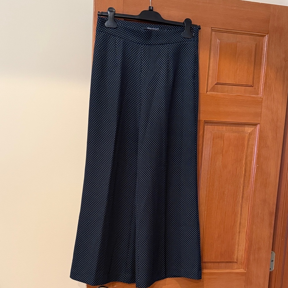 Insight Black and White Cropped Pants